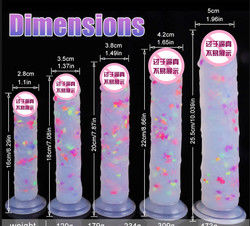 21.5 X 4cm Realistic Dildo Rubber Artificial Penis Anal Male Liquid Soft Silicone