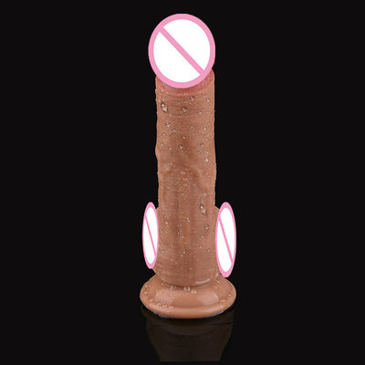 Male Penis Liquid Silicone Dildo Hands Free Super Realistic Dildo 350g