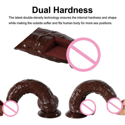 10 Inch Xxl Realistic Dildo Double Dildo Custom Gummy Real Feel Big Dog Cock