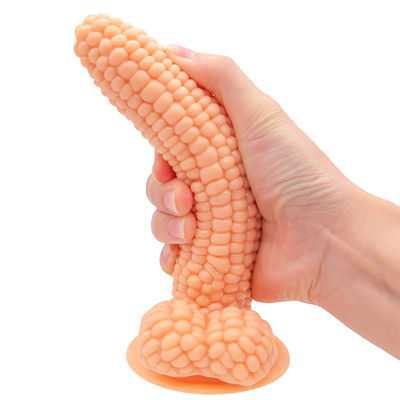 Huge Corn Shaped Realistic Dildo Penis Corn Cob Dildo  245g