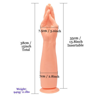 PVC Rubber Hand Dildo Tentacle Sex Toys Huge Fisting Hand Dildo Butt Penis