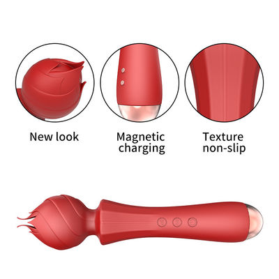 USB Charge Big G Spot Vibrator 24cm Pussy Handheld Vibrator Sexy 238g