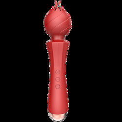 USB Charge Big G Spot Vibrator 24cm Pussy Handheld Vibrator Sexy 238g