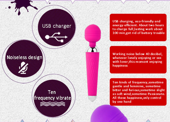 Female AV Wand Mini Bullet Vibrator Clit Sucking Vibrator Masturbation Massage
