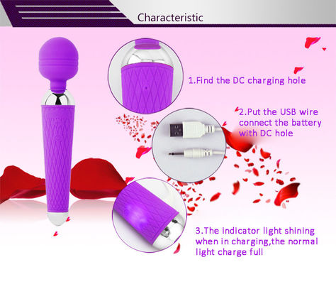 Female AV Wand Mini Bullet Vibrator Clit Sucking Vibrator Masturbation Massage