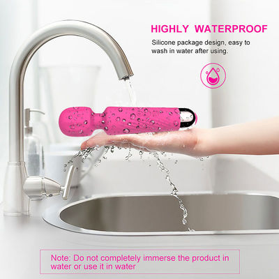 Woman Silicone Sex Toys Massager Handheld Magic Wand Rechargeable Vibrator For Clitoral
