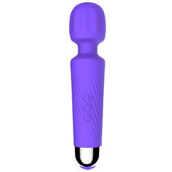 Woman Silicone Sex Toys Massager Handheld Magic Wand Rechargeable Vibrator For Clitoral