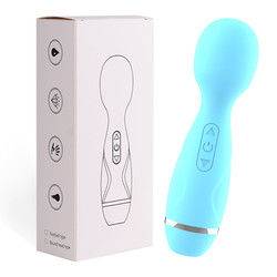Mini Wireless Japan AV Wand Girls Pussy Sucking Black Massage Wand Vibrator