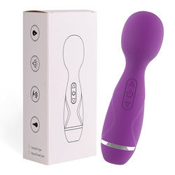 Mini Wireless Japan AV Wand Girls Pussy Sucking Black Massage Wand Vibrator