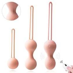 Remote Vibrating Kegel Ball 20.5 X 4.3 X 4.3cm Kegel Ball For Men 250g