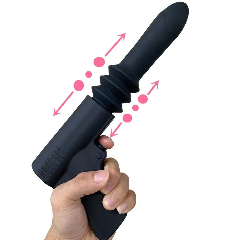 Mini Pistol Shaped Vibrator Sex Toy Automatic Thrusting Sex Machine Clitoris Sex Toy