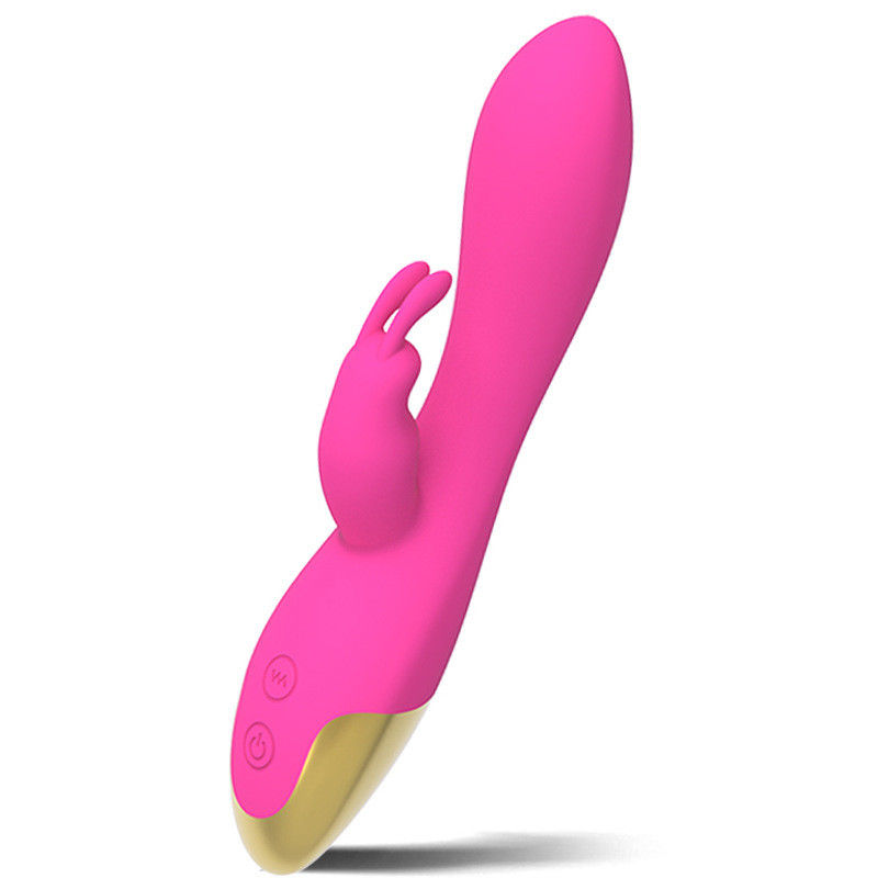 Rechargeable G Spot Sex Toys Waterproof Rabbit Clit Massager Vibrator For Women